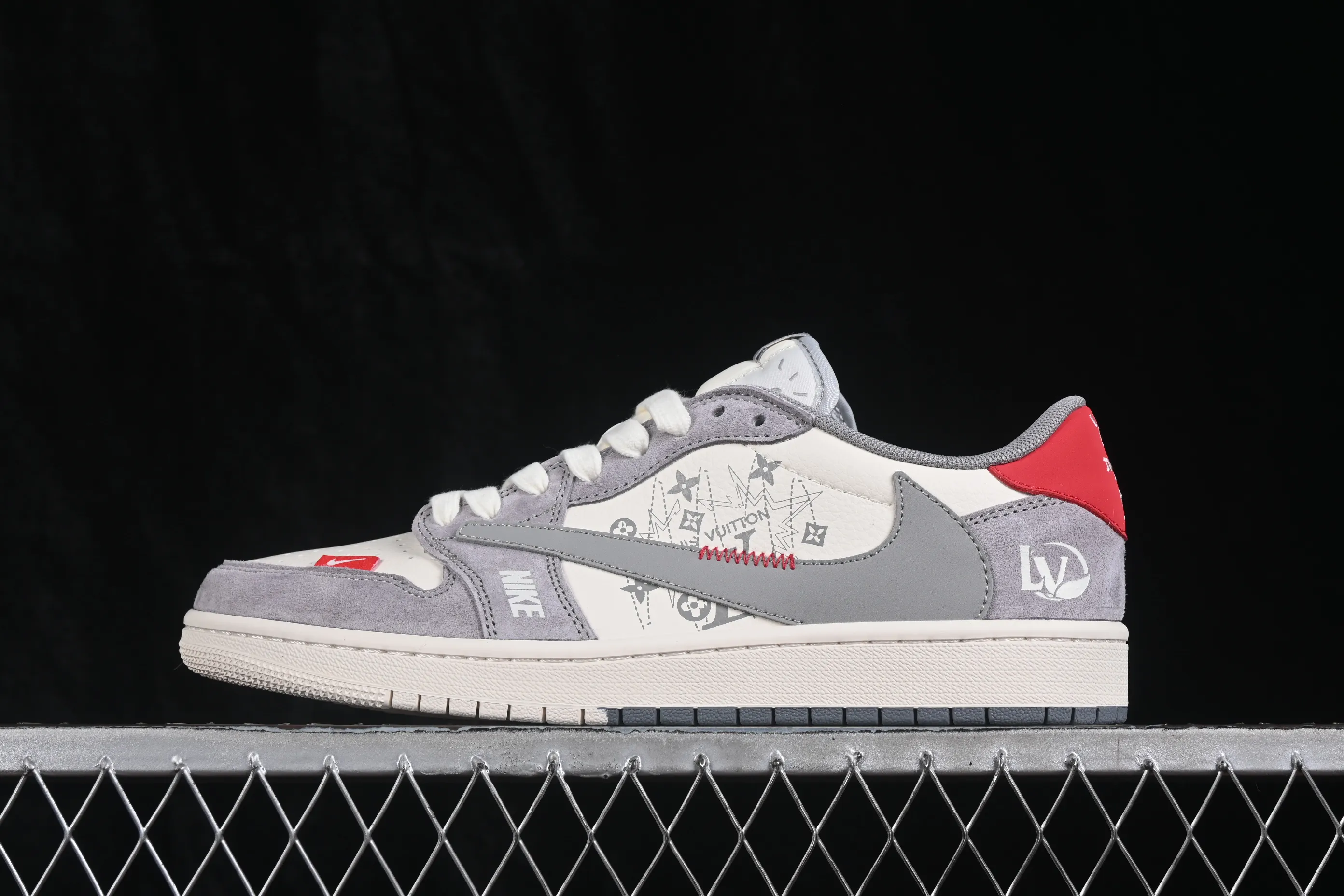 All categories Air Jordan Jordan series basketball shoes Air Jordan 1 Low High-end customized low-top sneakers Travis Scott x Fragment Design x Air Jordan 1 Low OG SP AJ1 Joe 1 joint model low-top cultural casual sneakers CW6688-119